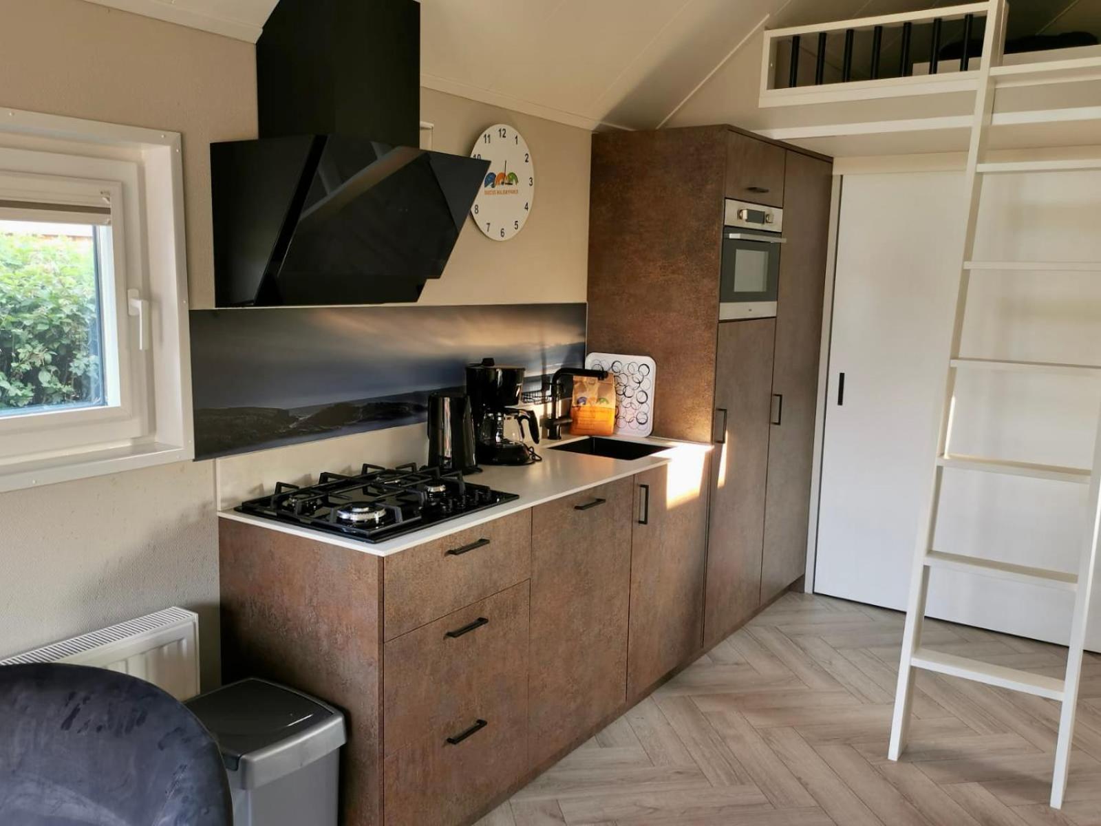 Tiny Haus Auszeit Am See Lathum Ngoại thất bức ảnh